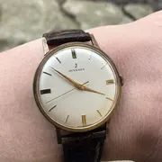 Juvenia 17 Jewels Cal 611 Vintage Men's Watch 1950-1960S Works 46 hours With box