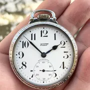 Tissot Non Magnetic Vintage Pocket Watch 1937-1939 15 jewels Works