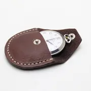 Handmade Leather Case For Pocket Watches with Diameter 44–46 mm