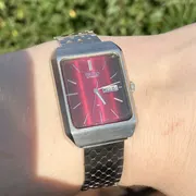Seiko Hi-Beat Magenta Dial Vintage Men's Watch 1970s 2406-3020