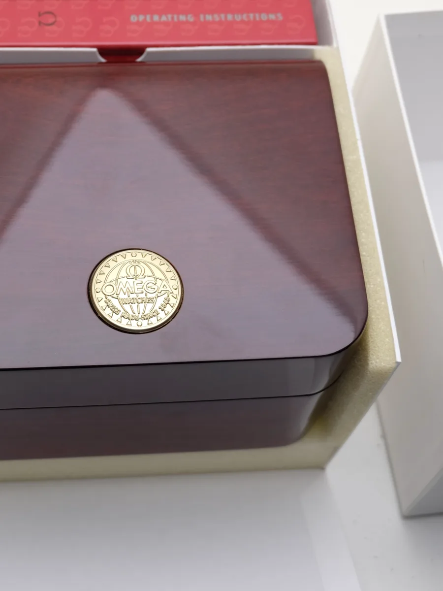 Omega Wooden Watch Box With Instruction