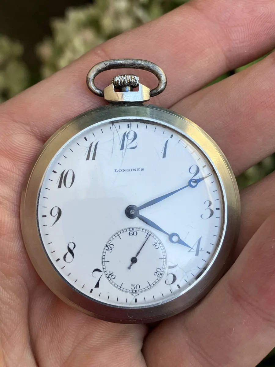 Longines Vintage Pocket Watch 16 jewels Extra 1924 FOR RESTORATION!